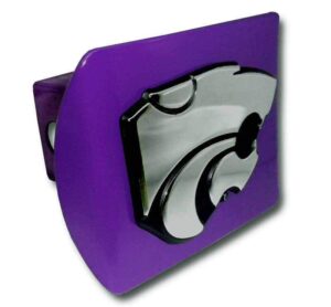 K State Powercat Purple Hitch Cover
