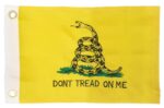 Gadsden Don't Tread On Me 2-Ply Polyester 12x18 Boat Flag