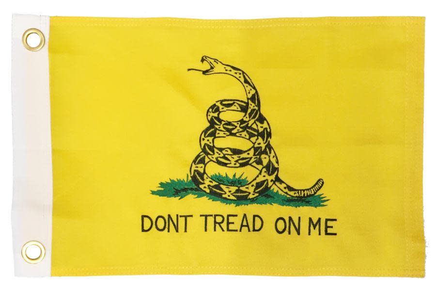 Gadsden Don’t Tread On Me 2-Ply Polyester 12×18 Boat Flag - I AmEricas ...