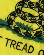 Gadsden Don't Tread On Me Garden Flag Embroidered Nylon Detail
