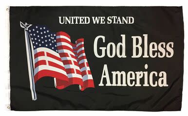 God Bless America United We Stand 3x5 Flag