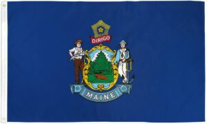 Maine State 3x5 Flag - 150 Denier Nylon
