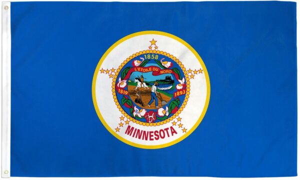 Minnesota State 3x5 Flag - 150 Denier Nylon