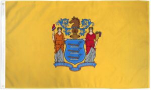 New Jersey State 3x5 Flag - 150 Denier Nylon