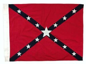 Shea's 4th Texas Battery Battle Flag Sewn Cotton