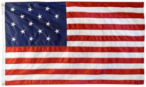 28mm General Custer 7th US Cavalry Guidon Flag Miniature – Little Bighorn Last Stand
