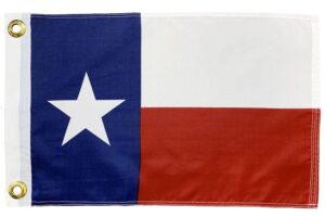 Texas 12x18 Boat Flag - Printed