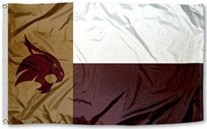 Texas State Bobcats State Style 3x5 Flag
