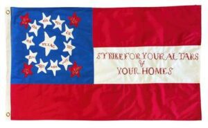 10th Texas Cavalry Battle Flag 3x5 Sewn Cotton