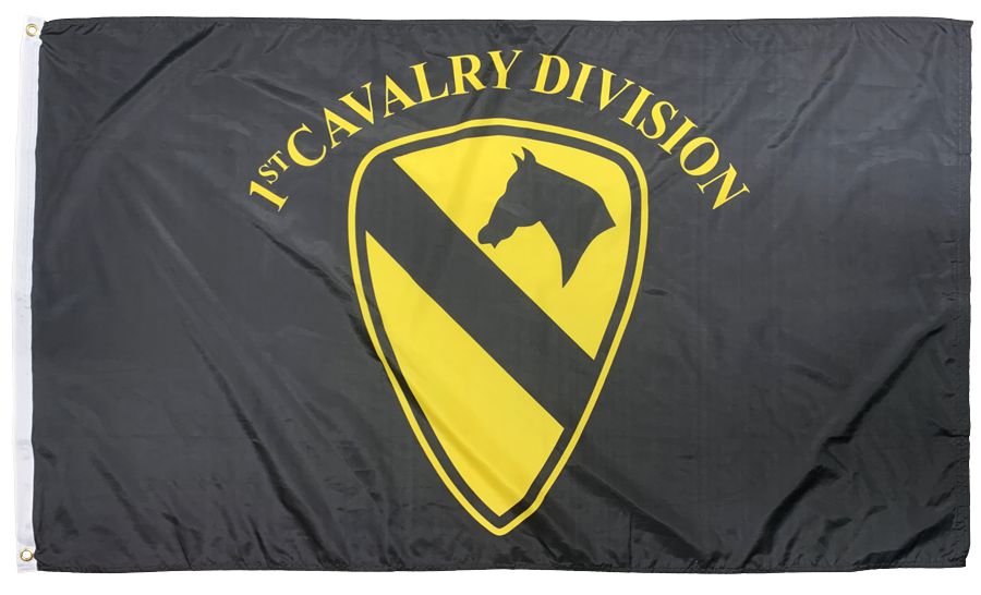 1st Cavalry Division Black 3×5 Flag - I AmEricas Flags