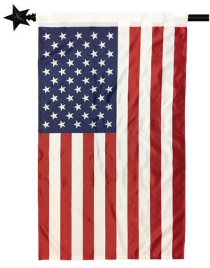 2.5' x 4' American House Flag with Pole Sleeve