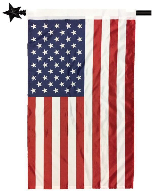 2.5' x 4' American House Flag with Pole Sleeve