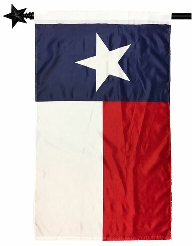 2.5' x 4' Texas House Flag with Pole Sleeve