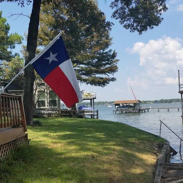 Trade Winds 3x5 FT Texas State Flag - Embroidered Nylon With Pole Pocket Sleeve