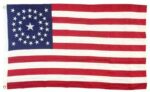 34 Star American Flag 3x5 2-Ply Polyester Circular Pattern