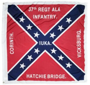 37th Alabama Infantry 52"x52" Battle Flag