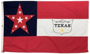 6th Texas Cavalry Battle Flag 3x5 Sewn Cotton