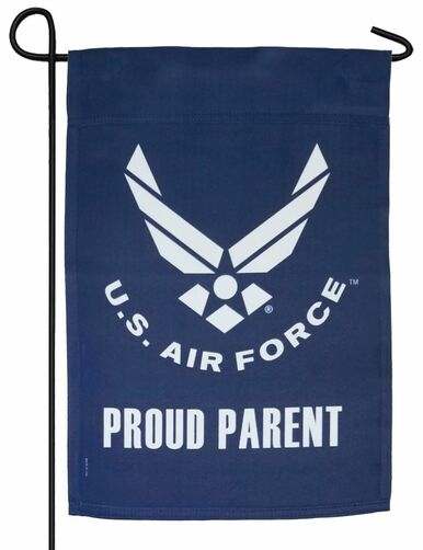 Air Force Proud Parent Sublimated Garden Flag