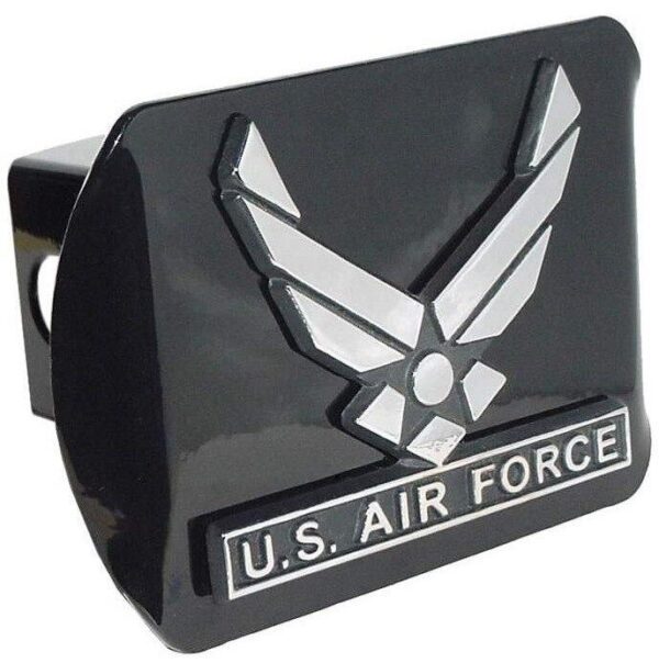 Air Force Wings Black Hitch Cover