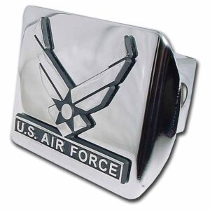 Air Force Wings Chrome Hitch Cover