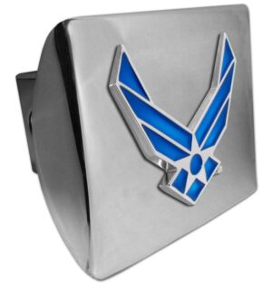 Air Force Wings Premium Chrome Hitch Cover