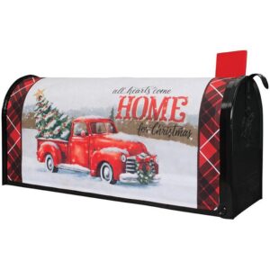 All Hearts Christmas Pickup Truck Nylon Mailbox Cover