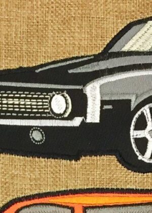 American Classic Muscle Cars Double Applique House Flag