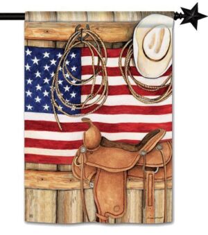 American Cowboy House Flag