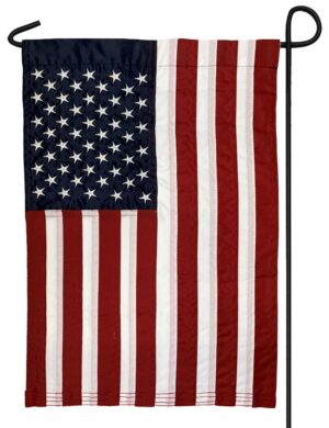 American Embroidered Nylon Garden Flag