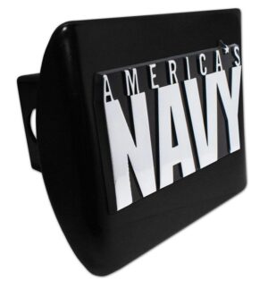 America's Navy Black Hitch Cover