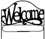 Arbor Style Welcome Garden Flagpole