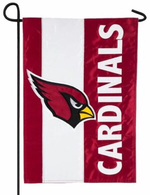 Arizona Cardinals Embellished Applique Garden Flag