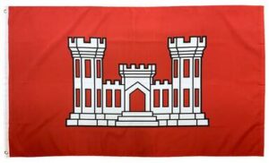 Army Corps of Engineers 3x5 Flag