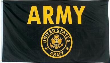 Army Gold Seal 3x5 Flag