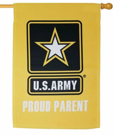Army Proud Parent Sublimated House Flag