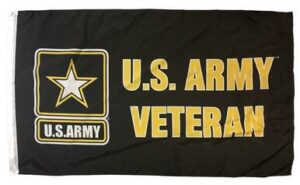 Army Veteran 3x5 Flag