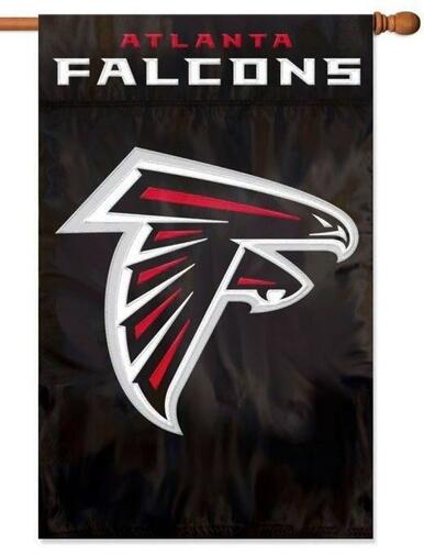 Double-Sided Embellished NFL Team Pride Applique House Flag - Atlanta  Falcons