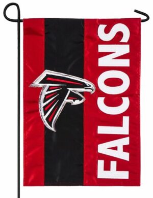 Atlanta Falcons Embellished Applique Garden Flag
