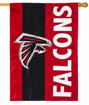 Atlanta Falcons Embellished Applique House Flag