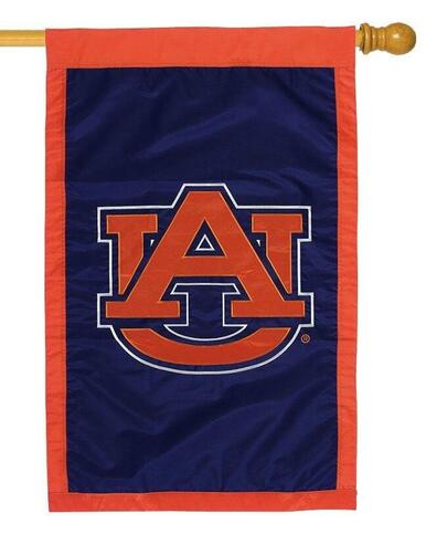 Auburn University Applique House Flag