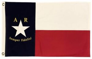 Austin Rifles Battle Flag 2x3 Sewn Cotton