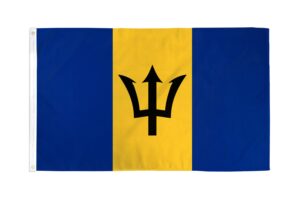 Barbados Superknit Polyester 3x5 Flag