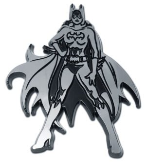 Batgirl Figurine Chrome Car Emblem