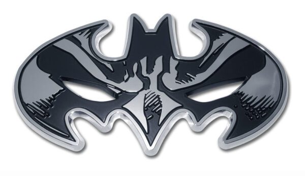 Batman Symbol Mask Chrome Car Emblem