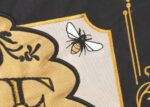 Bee Our Guest Double Applique House Flag