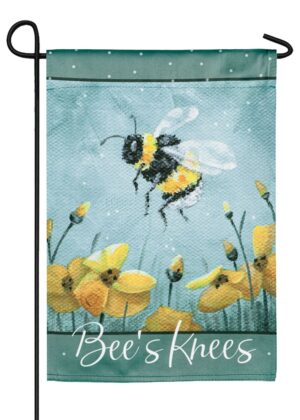 Bees Knees Suede Reflections Garden Flag