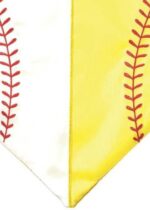 Best Season Baseball Softball Double Applique Garden Flag