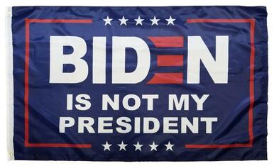 Biden is Not My President Flag 3x5 Nylon