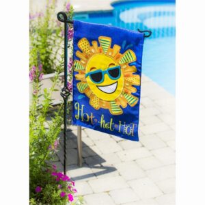 Black Cast Steel Garden Flagpole