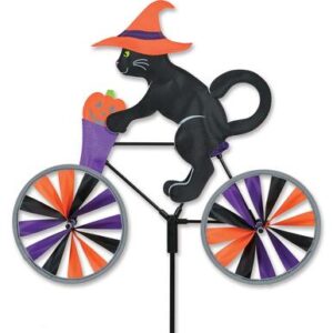 Black Cat Bicycle Wind Spinner